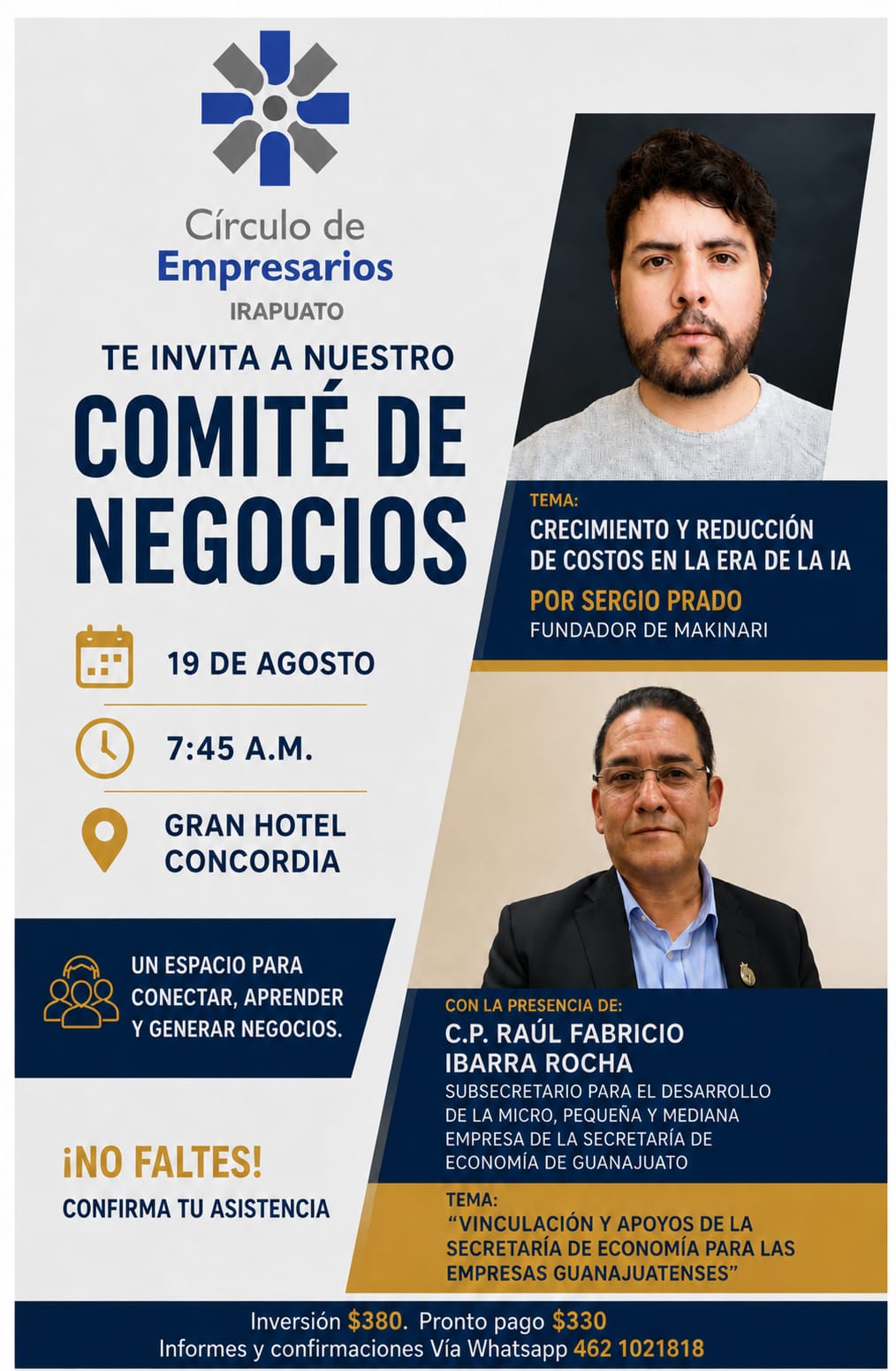 Comité de Negocios Irapuato Agosto