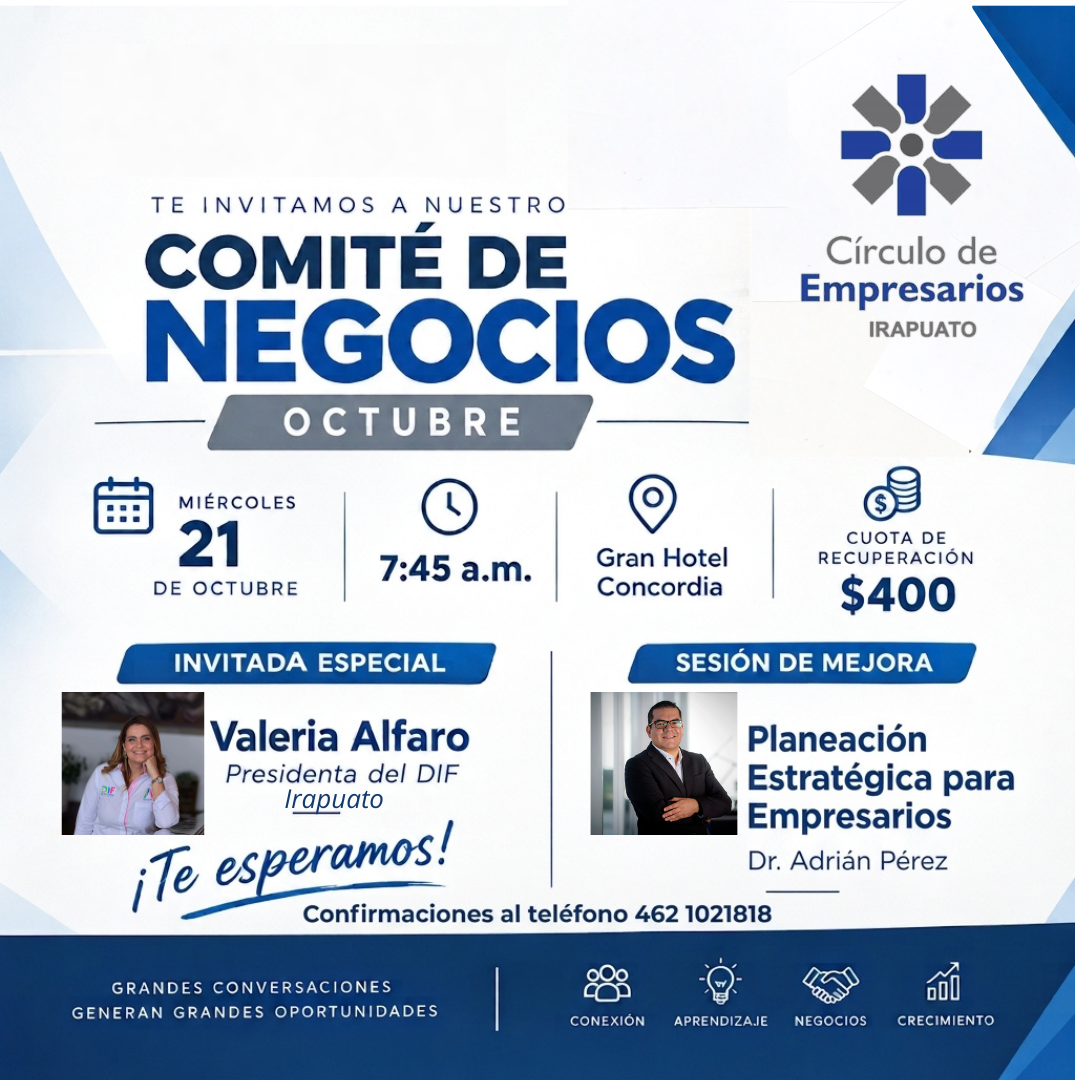Comité de Negocios Octubre 2026 - Irapuato